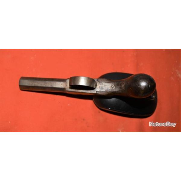 Pistolet  de voyage � percussion pr� 19�  XIXeme n�3
