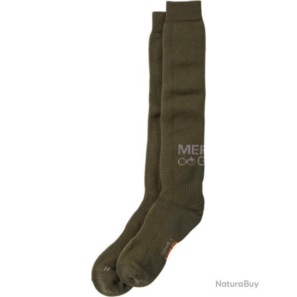 Chaussettes Merino WNTR (Couleur: Olive, Taille: 42/43)