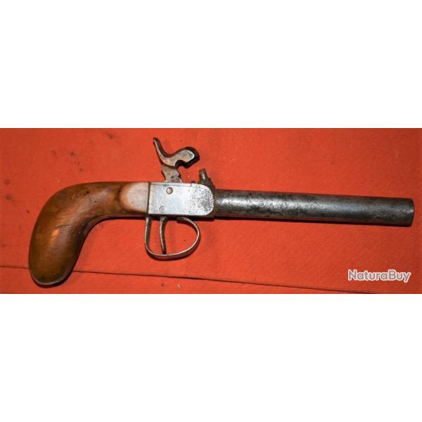 Pistolet   percussion  XIXme n4A