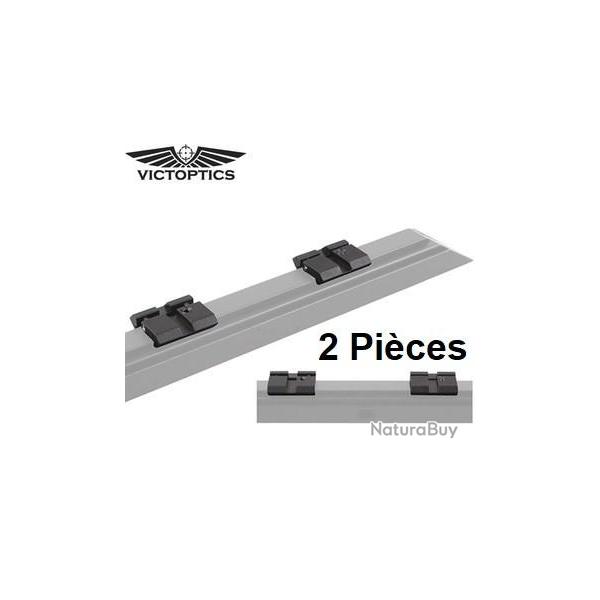 2 Rails convertisseurs Weaver - Picatinny 11 mm vers 20 mm