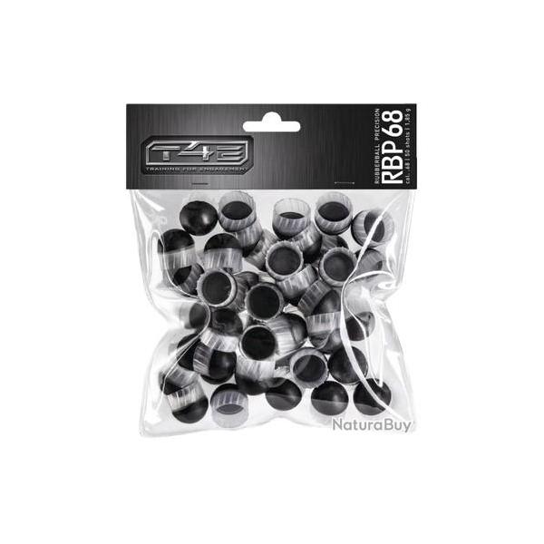 SACHET DE 50 BILLES CAOUTCHOUC WALTHER RBP68 CAL. .68
