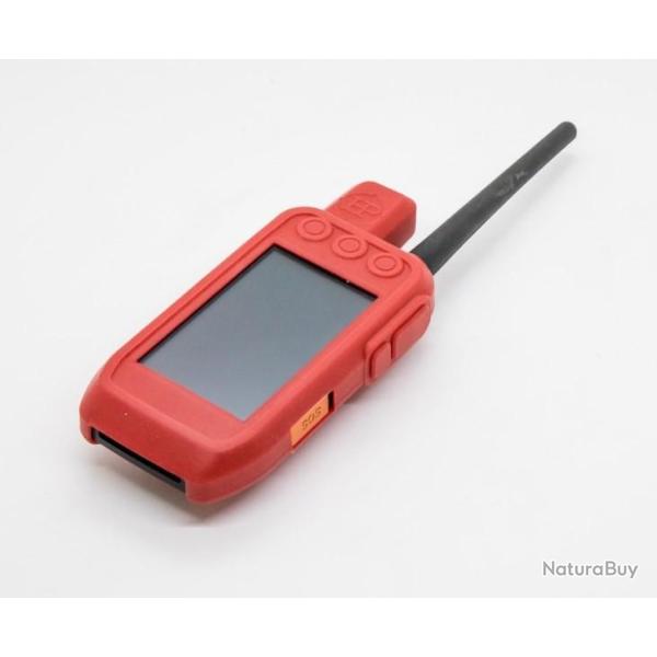 COQUE SILICONE pour GARMIN ALPHA 300 ALPHA 200 ROUGE