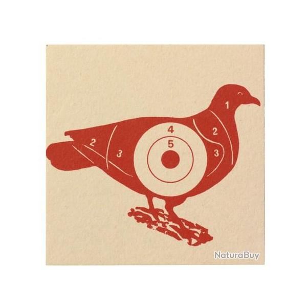 PAQUET 100 CIBLES PIGEON 10X10