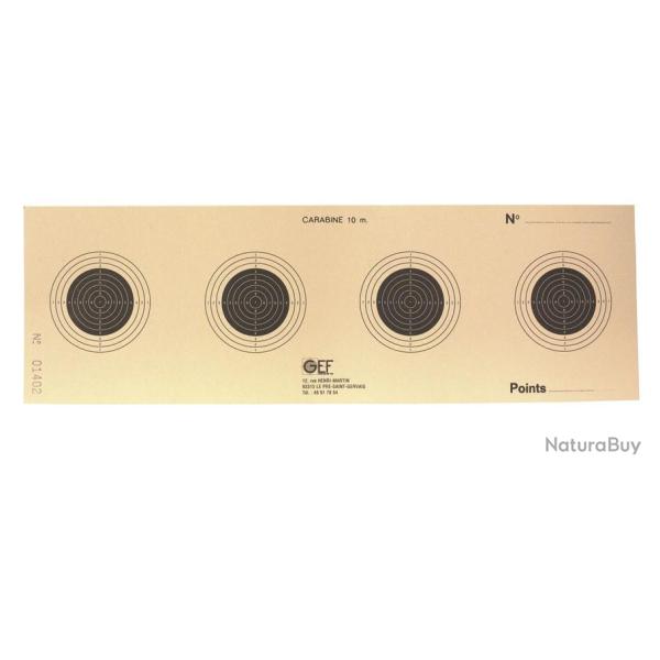 100 CIBLES CARABINE 10M