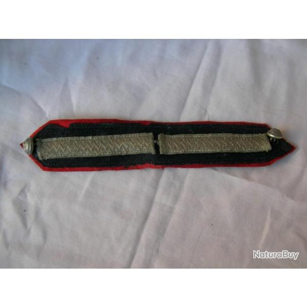 WW1/2 PRE/POSTWAR BANDE GRADE 2 BOUTONS A LA GRENADE NOIR/ROUGE ATTACHES METAL A IDENTIFIER