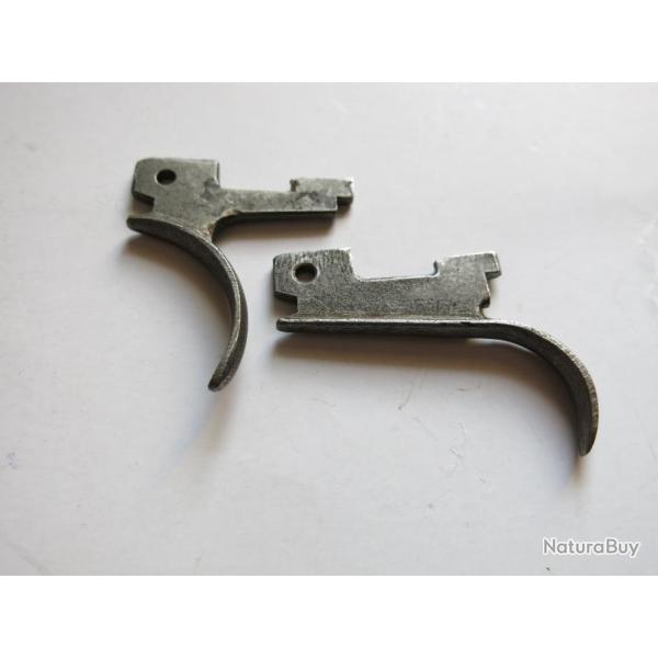 VENDU PAR CUIRASSIER11 PAIRE DE DETENTES FUSIL JUXTAPOSE HAMMERLESS MAS CALIBRE 12