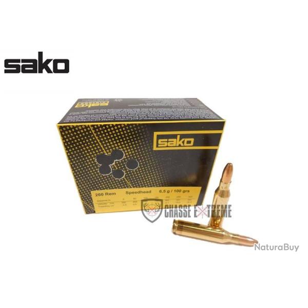 50 Munitions SAKO Speedhead Fmj Cal 260 Rem Range 100 Gr