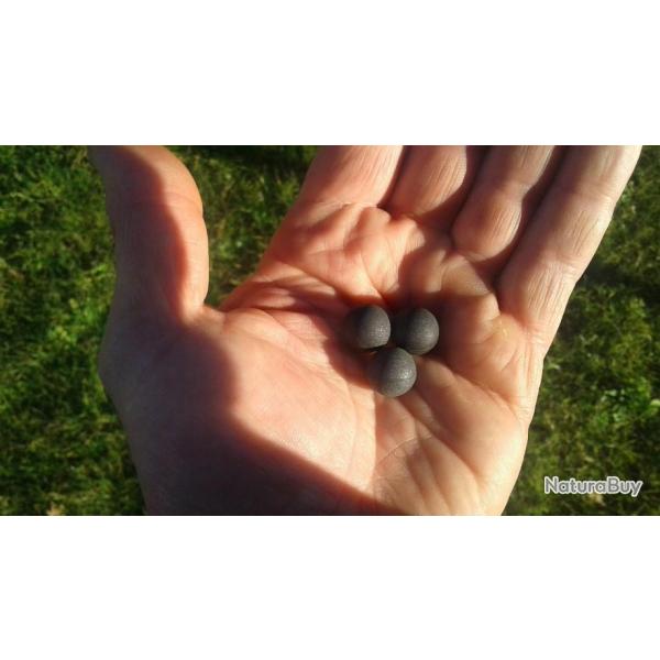 Rubber steel 50 balles caoutchouc durci cal 50