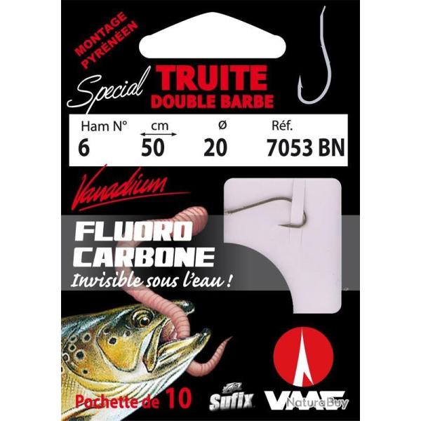 FLUORO EAU DOUCE VER DOUBLE BARBE WATER QUEEN 10 15