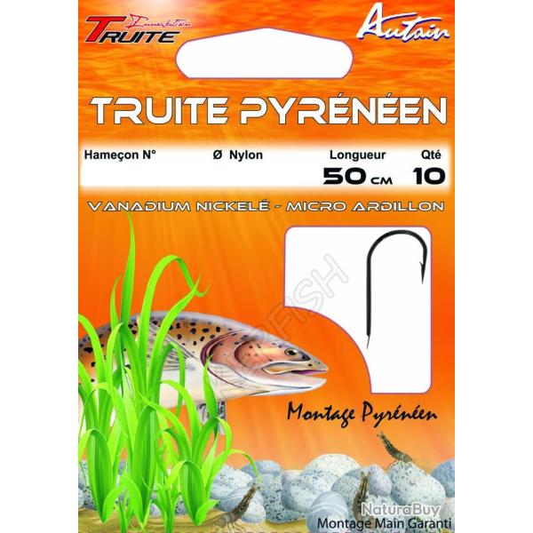 Truite Pyr�n�en Nickel� - 387 AUTAIN 12 0.16 mm