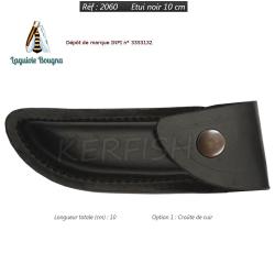 Etuis Couteaux cro&ucirc;te cuir N&deg;2060 10 cm Laguiole BOUGNA