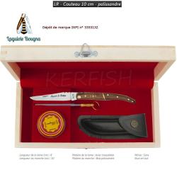 Coffret Couteau N&deg;5940 Palissandre Laguiole BOUGNA