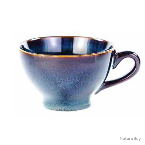 Bol�e bleu mouchet� avec anse BZH