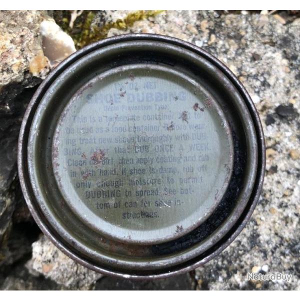 Boite cirage Dubbing US original WW2 1 1/2 oz
