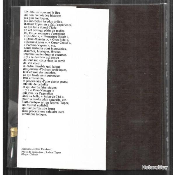 caf panique de roland topor