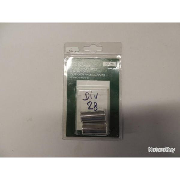 douilles amortisseurs grande chasse DIV 28  CAL 20