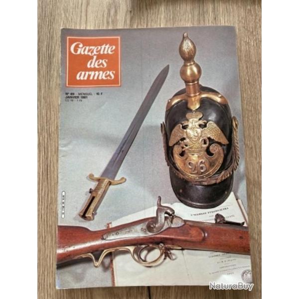 Gazette des armes N 89, 3�me Chassepot, Taurus 65, PM mod�le 59, carabine russe 1843, infanterie1841