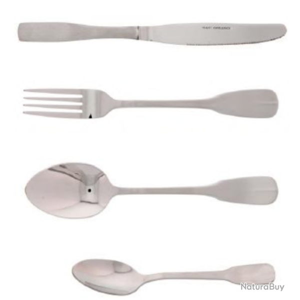 ENSEMBLE MENAGERE PRADEL EXCELLENCE 24 PIECES MODEL VIEUX PARIS INOX