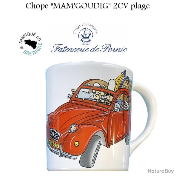 Mug MAM'GOUDIG 2CV plage