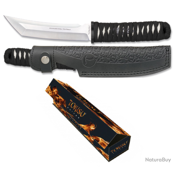 Poignard Hattori tactique lame Tanto  de 15.30 cm � TOKISU �