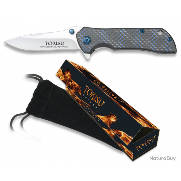 Couteau pliant lame de 8 cm � TOKISU �  ouverture assist�