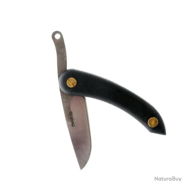 Couteau Pimontais SVORD The Peasant Knife Black Lame carbone manche Abs Made New Zealand SV143