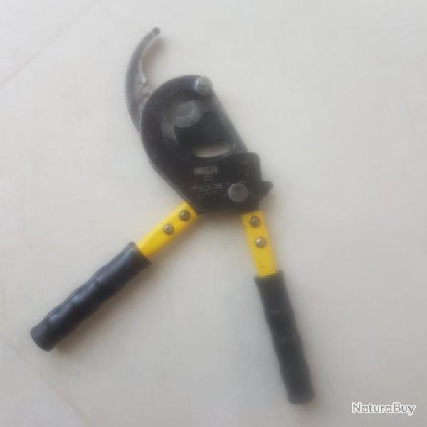 coupe cable electrique a cliquet  baudat sck  55