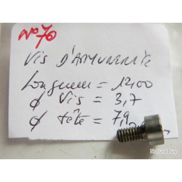 VENDU PAR CUIRASSIER11 N� 70 VIS D'ARMURERIE