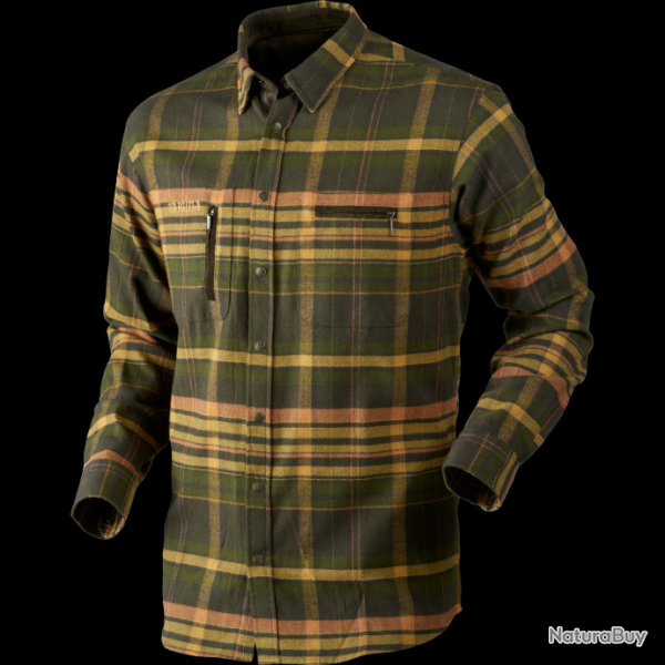 CHEMISE HARKILA EIDE SHADOW BROWN CHECK NEUVE