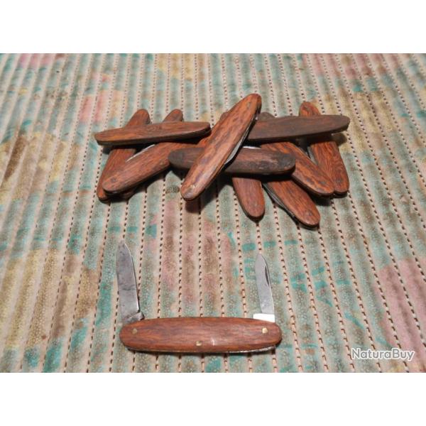 2 petit couteaux pliant oval