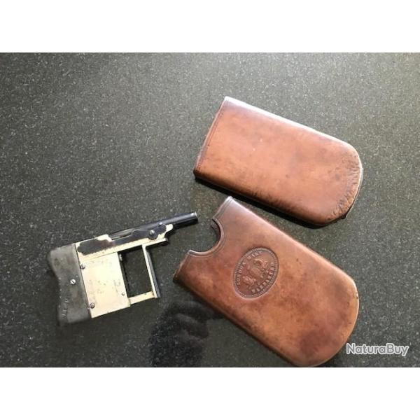 etui en cuir couleur fauve id�al pour petite arme type merveilleux