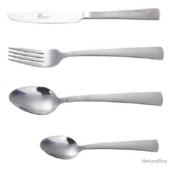 ENSEMBLE MENAGERE PRADEL EXCELLENCE 24 PIECES MODEL JAKAR INOX