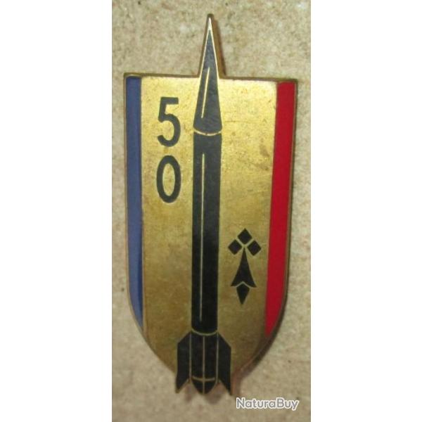 50� R�giment d'Artillerie, roquette fine, 1 pastille oblongue