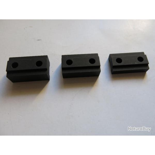 VENDU PAR CUIRASSIER11 JEU DE TROIS EMBASES POUR CARABINES