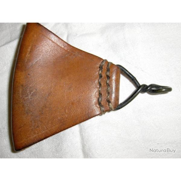 Triangle en cuir pour brelage Fran�ais neuf