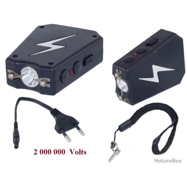 Shocker  Mod 101 triangulaire + Led   ( dit Tazer ) de 2 000 000 Volts