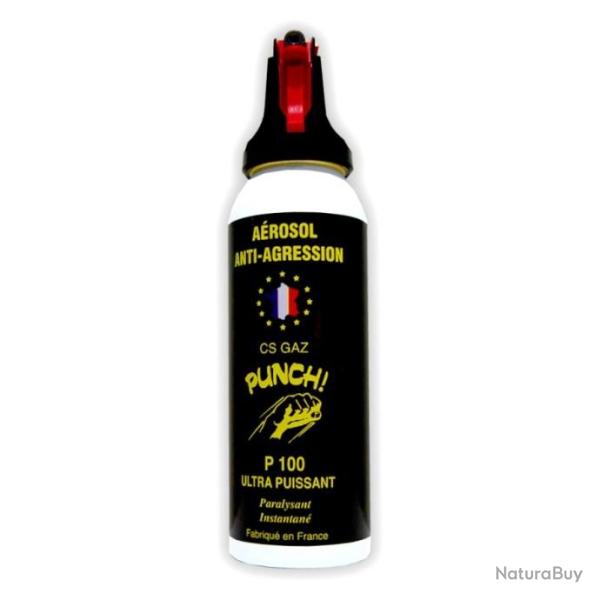 Bombe Lacrymog�ne 100ml Gaz CS Anti-Agression