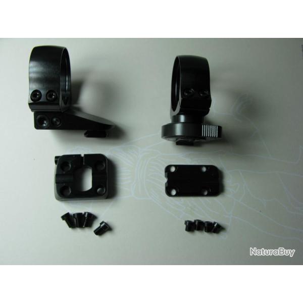 Montage pivotant HMS avec colliers de 30 mm pour Remington 700