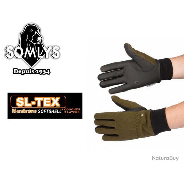 GANTS SOFTSHELL VERT