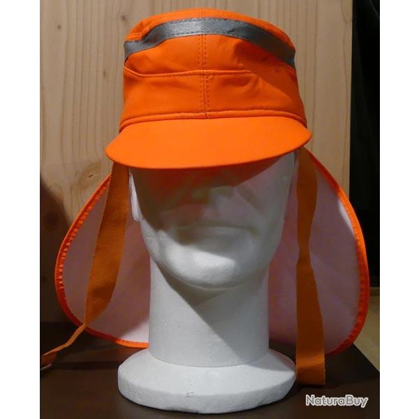 CASQUETTE ORANGE FLUO REFLECHISSANTE SECURITE