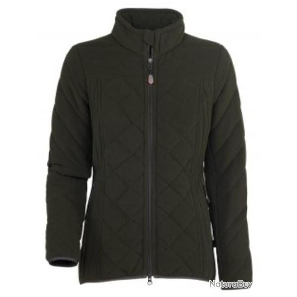 VESTE DAME XJAGD CAROLINA VERT UNI 40