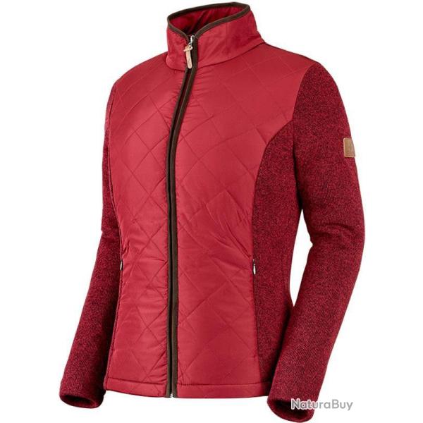 VESTE FEMME STAGUNT LD CUIROS ANEMONE ROUGE