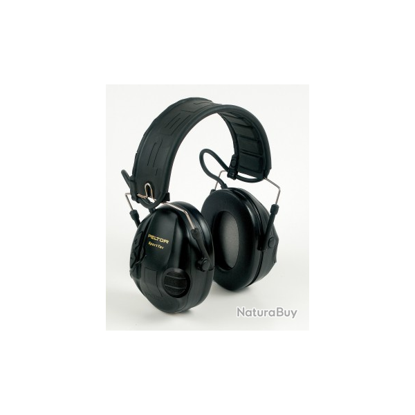 CASQUE AEARO PELTOR SPORT TAC COQUILLES NOIRES/ROUGES + Cordon Midland + Boite de Balles RWS UNI