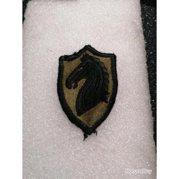 Patch arm�e us 107th ARMORED CAVALERY RGT kaki ORIGINAL