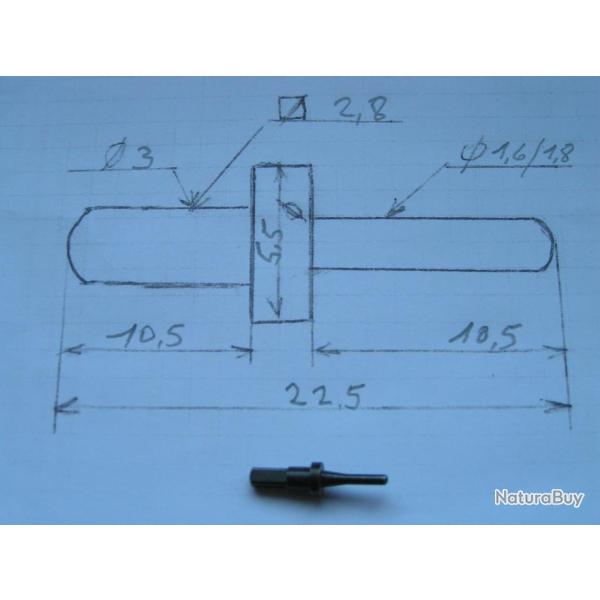 PERCUTEUR  COUP BALLE  L 22.5