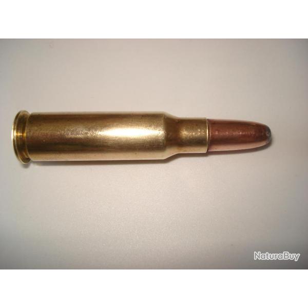 une cartouche de 338 marlin express ogive demi blinde