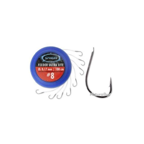 HAMECONS MONTES SPHERE FEEDER ULTRA LITE 100CM PAR 8 NPC Taille 12 0.14mm