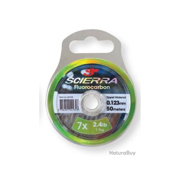 FIL FLUOROCARBON SCIERRA TIPPET MATERIAL NPC 0.178mm 50m