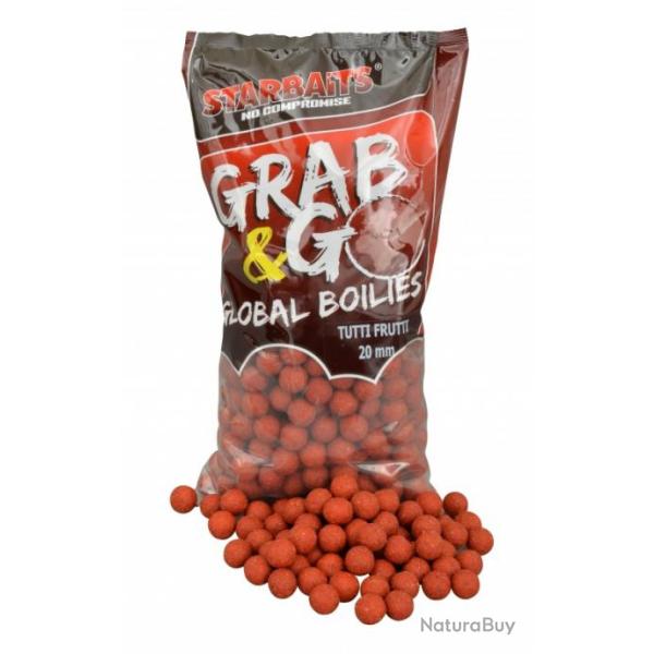 BOUILLETTE GRAB AND GO GLOBAL TUTTI FRUTTI 20mm 2.5kg
