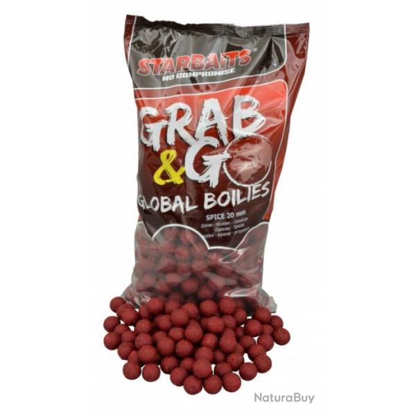 BOUILLETTE GRAB & GO GLOBAL SPICE 20mm 1kg NPC